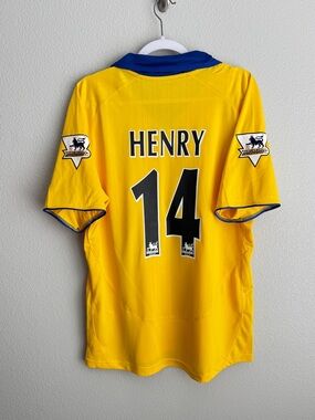 Vintage 2003/2004 Henry EPL third jersey